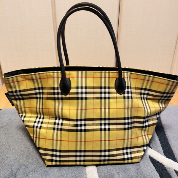 【美品】BURBERRY BLUE LABEL バーバリー トートバッグ ノバチェック