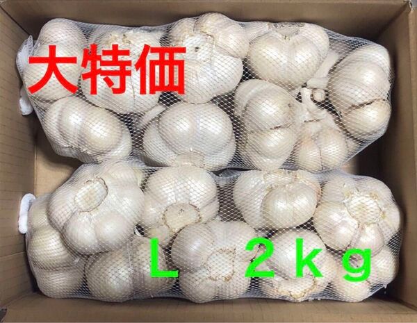 青森県産 にんにく L 2kg 大特価