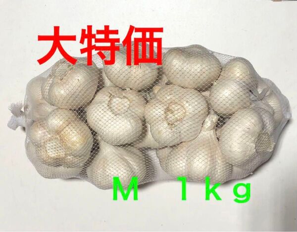 青森県産 にんにく M 1kg 大特価
