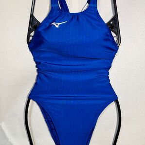 【新品】MIZUNO レース用競泳水着 レディース ストリームエース ハイカット N2MA022 ブルー XLサイズ