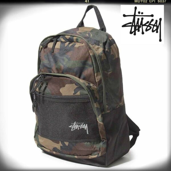 新品ステューシーSTUSSYStockBackpackリュック迷彩正規品