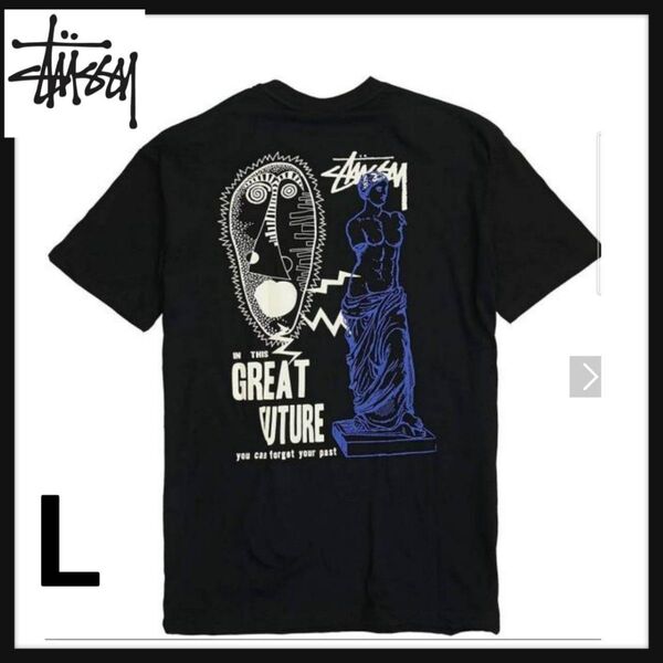STUSSY|ステューシー Great FutureゾウリムシTシャツ 半袖 L