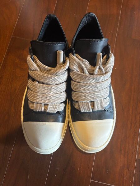リックオウエンス Rick Owens DRKSHDW スニーカー ブラック レザー メンズ