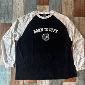 LYFT 長袖Tシャツ XL 黒白