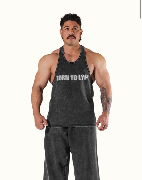 LYFT BTL LOGO VINTAGE TRAINING TANKTOP - BLACK XL