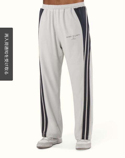 lyft リフト 2LINE ADJUSTABLE WIDE TRACK PANTS - IVORY XLサイズ