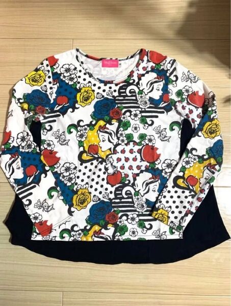 Disney白雪姫【ロンT 長袖Tシャツ】クラシカルデザイン TDR Mサイズ