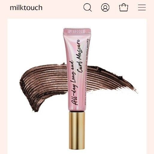 MILKTouch ALLDAYロングアンドカールマスカラ ブラウン