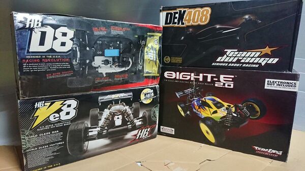 1/8ラジコンカー 4点セット まとめ売り HB D8 Ve8 Team durango DEX408 Losi 8IGHT-E