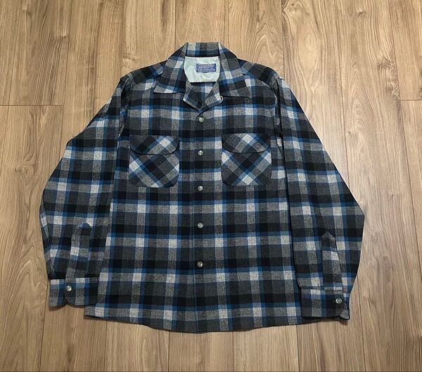 PENDLETON ボードシャツ M ペンドルトン ウールシャツ 50s ペンドルトン ボードシャツ オンブレ
