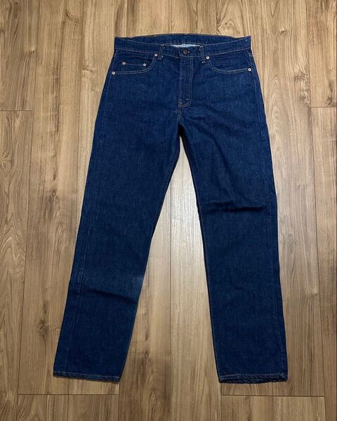 80s Levi's リーバイス 505-0216 W36 L32 ジップフライ 紙パッチ ナイロンフットボタン 505