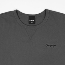 新品送料無料 ONLY NY LOGO TEE / BLACK S オンリー ニューヨーク ロゴ Tシャツ メンズ 半袖 ブラック 無地 ストリートファッション_画像3