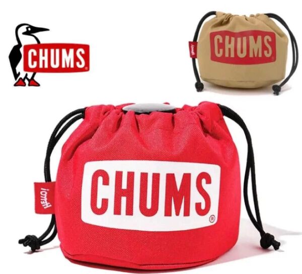 【新品】CHUMS正規品 チャムス ロゴ ドローストリング ツールケース M 巾着 バッグ 道具入れ小物入れ/CH60-3050