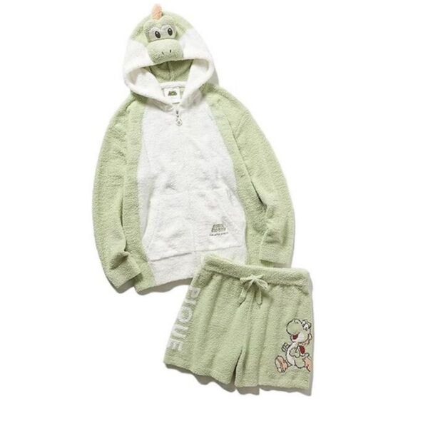 gelatopique ヨッシー パーカー&ショートパンツセット レディース ジェラートピケ