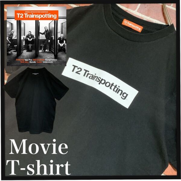 【入手困難】T2 trainspotting★トレインスポッティング★BOXロゴ★映画★ムービーtシャツ★ユアンマクレガー★古着