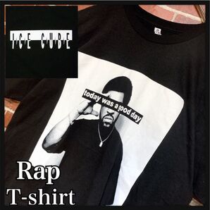 【美品】ICE CUBE★アイスキューブ★N.W.A★today was good day★プリント★RAP★ラップtシャツ★L
