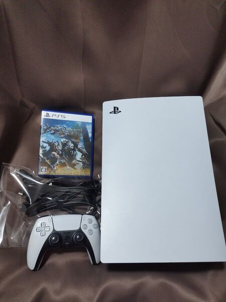 PlayStation5 ディスクドライブ + モンスターハンターワイルズ
