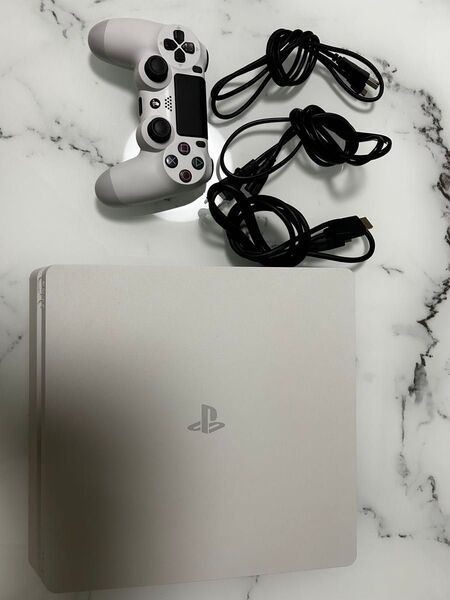 【動作確認済み】PlayStation 4 グレイシャーホワイト 500GB CUH-2200A