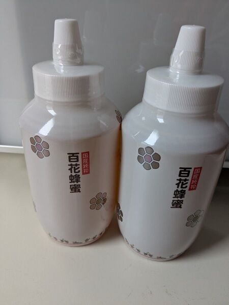 非加熱 国産純粋百花はちみつ 1kg×2 トンガリ容器