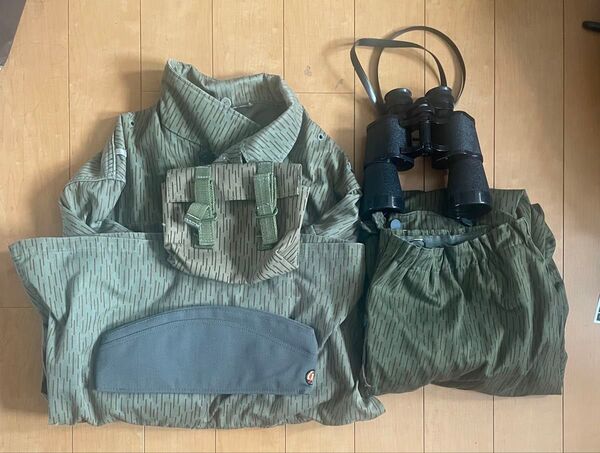 東ドイツ軍 野戦迷彩服 上下 その他セット 値下げ可能