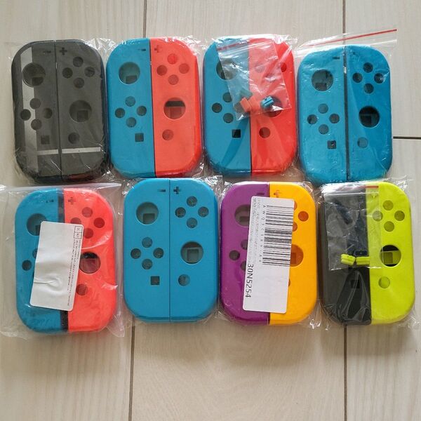 Nintendo Switch ジョイコン SRSLボタン付シェル8組 中古