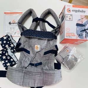 ergobaby 抱っこ紐 アダプト エルゴベビー グレー スターダスト