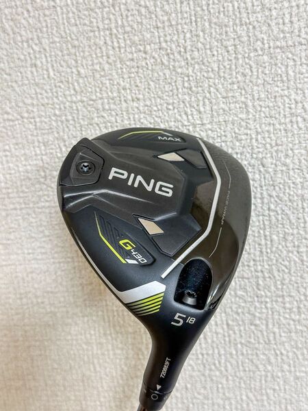 美品 PING G430 MAX フェアウェイウッド 5W TOUR BLACK 65S