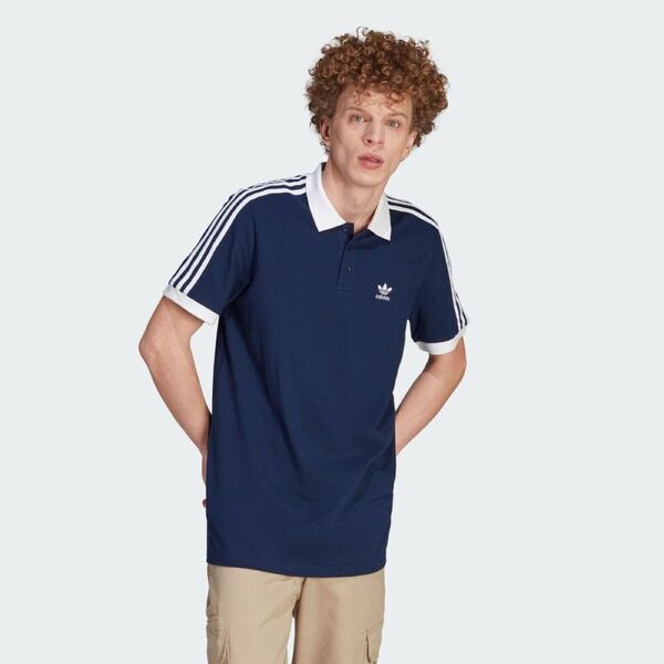 adidas originals ポロシャツ ネイビー