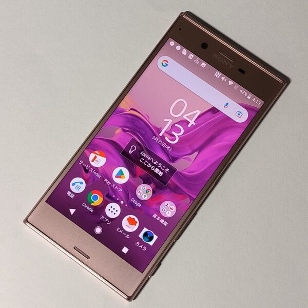 au版SIMフリー Sony Xperia XZ SOV34 ディープピンク 32GB