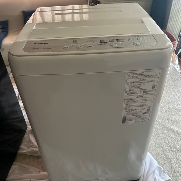 Panasonic洗濯機6.0kg NA-F60B13 2020年製 美品 設置送料込み