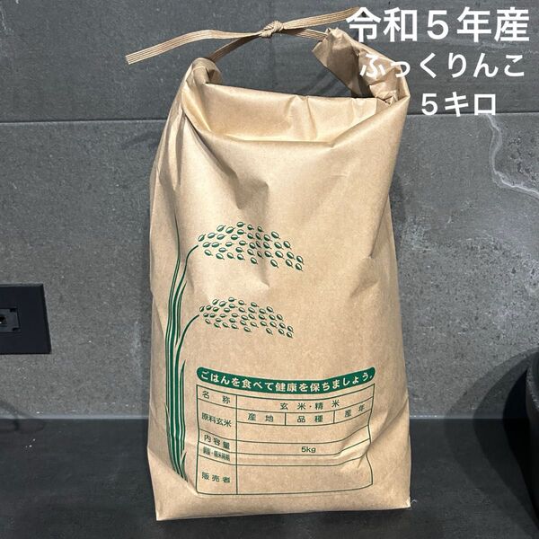 令和5年 ふっくりんこ 5キロ 精米 北海道米