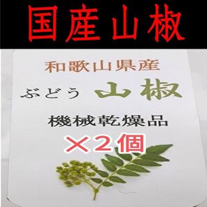 【高品質】山椒の実 和歌山 有田 乾燥 ぶどう山椒 20g×2袋