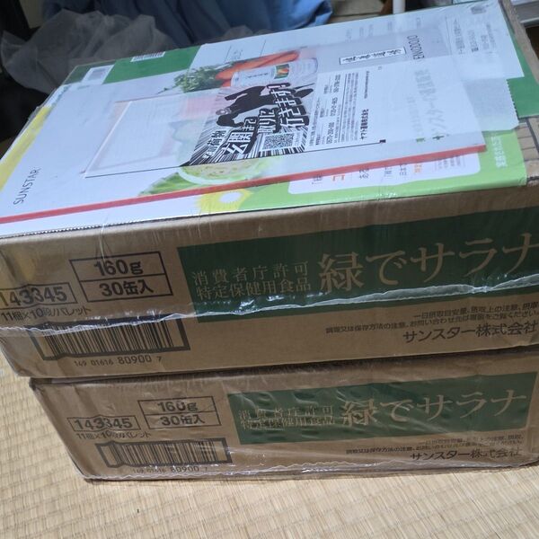 サンスター 緑でサラナ 160g×30本×2箱