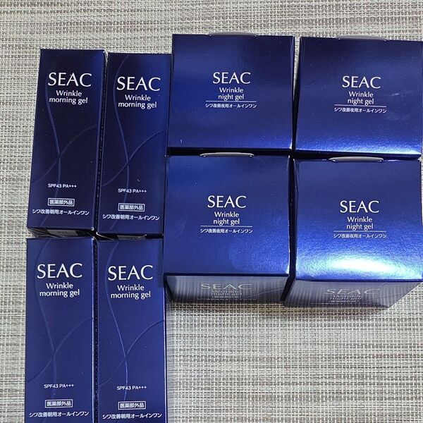 SEAC シークシワ改善オールインワン 朝用夜用各25g 4セット