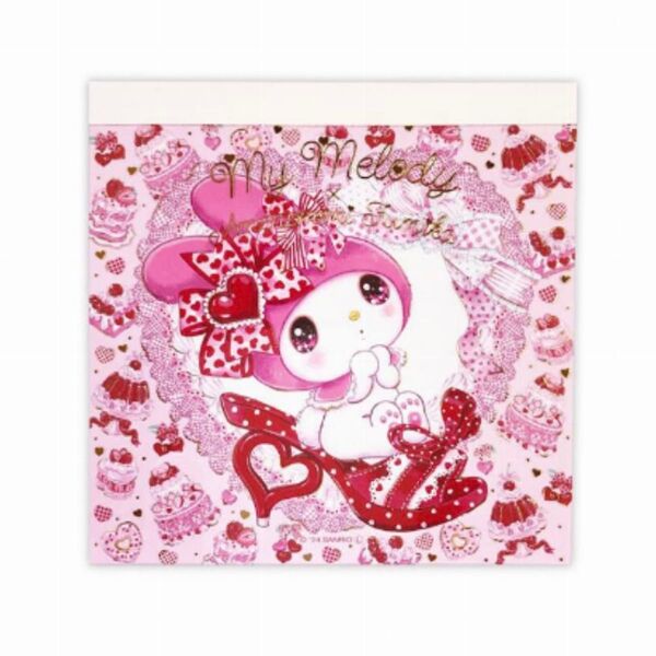 【新品】飴ノ森ふみか サンリオ メモパッド マイメロディ