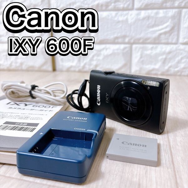 現状 Canon コンパクトデジタルカメラ IXY 600F ブラック 大人気