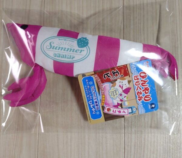 ペティオ ひんやりけりぐるみ エビ イチゴ(ピンク)