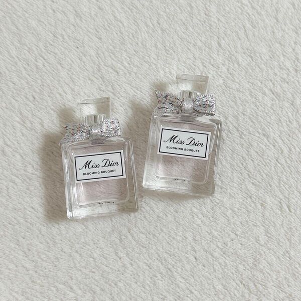 Dior ミスディオール ブルーミングブーケ オードゥ トワレ 5ml サンプル ミニサイズ 試供品 未使用 新品 2つセット