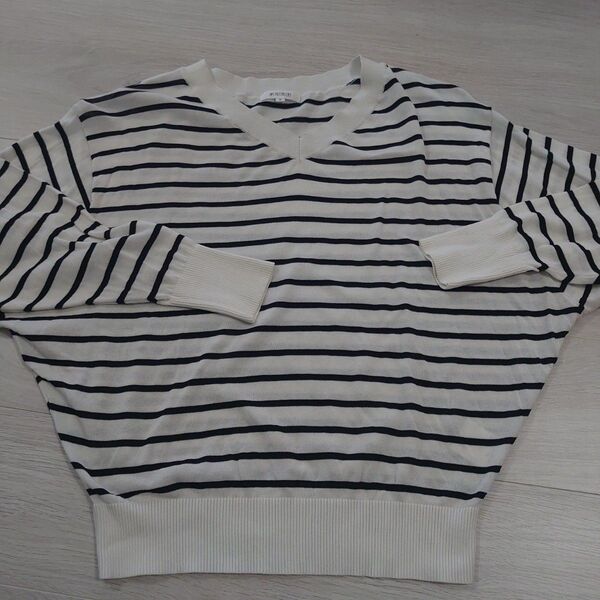 PLST ボーダーカットソー
