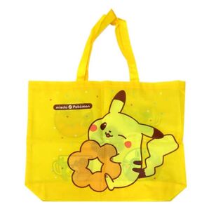 トートバッグ エコバッグ ミスド ピカチュウ ポケモン お買い物バッグ