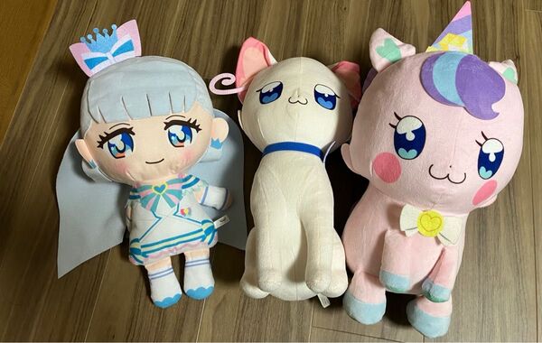 わんだふるぷりきゅあ プリキュア ニャミー ユキ ニコ ぬいぐるみ セット めちゃもふぐっと キュアニャミー