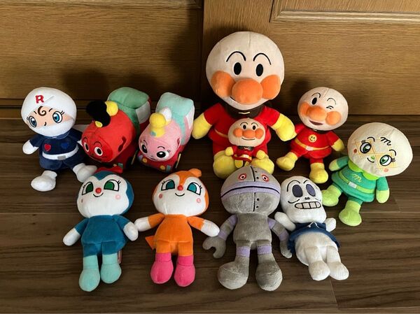 アンパンマン ぬいぐるみ ダダンダン ホラーマン ドキンちゃん ロールパンナ slマン ぷりちぃビーンズ セット コキンちゃん