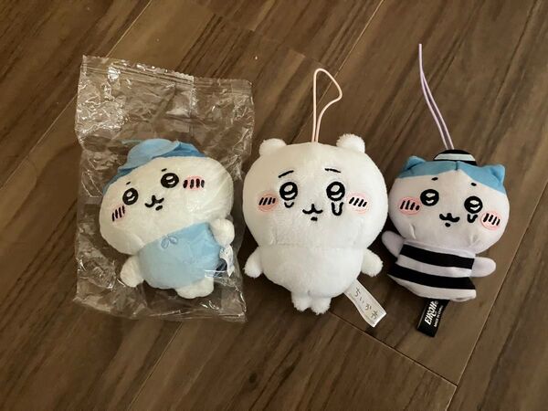 ちいかわ ぬいぐるみ ハチワレ パペット 泣き顔 捕まっちゃった セット ぬいぐるみ マスコット