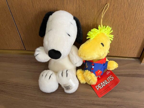 ぬいぐるみ SNOOPY スヌーピー ユニバ ウッドストック (新品)セット