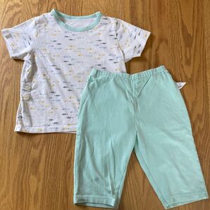 ユニクロ パジャマ 半袖パジャマ 上下セット UNIQLO キッズ 100 魚