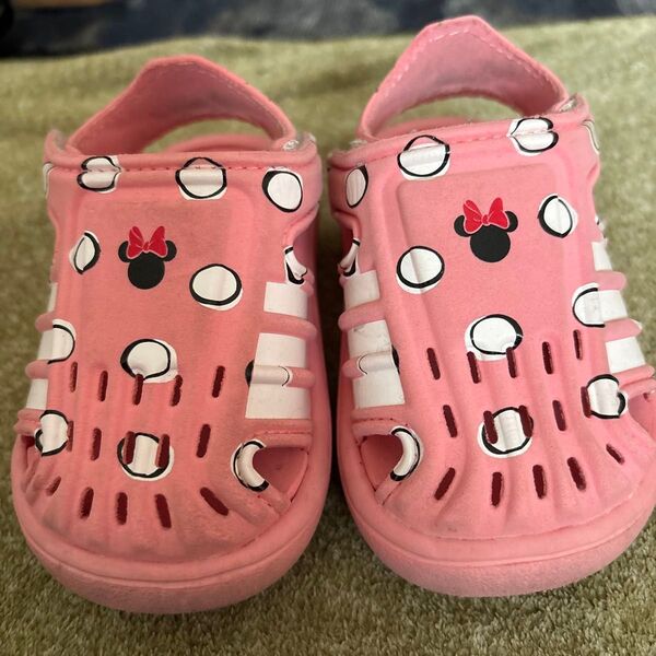 adidas ミニーマウス サンダル ピンク 12㎝