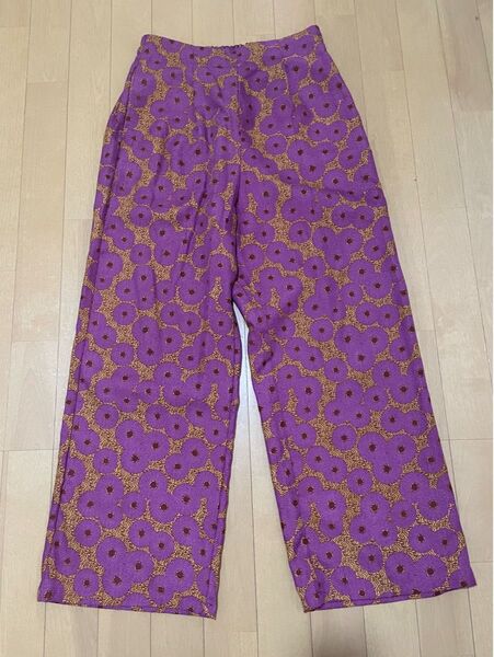 Green Parks chocol raffine robe エスニック 花柄 イージーパンツ