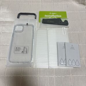 iPhone14 Plus スマートフォンケース 透明 TPU 豪華セット 透明 ケース ソフト クリア