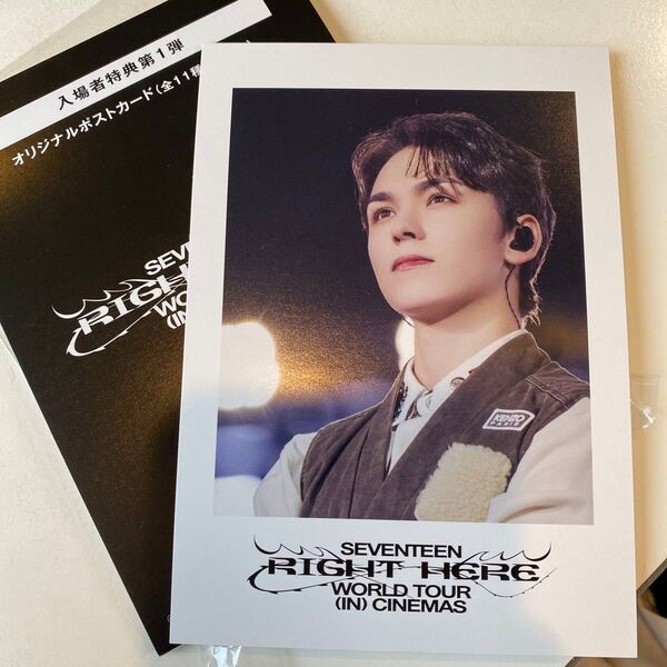 SEVENTEEN RIGHT HERE 入場者特典 ポストカード VERNON