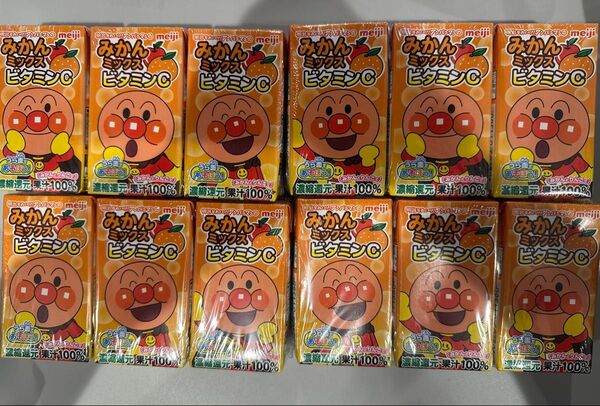 アンパンマン 紙パックジュース みかん 12本